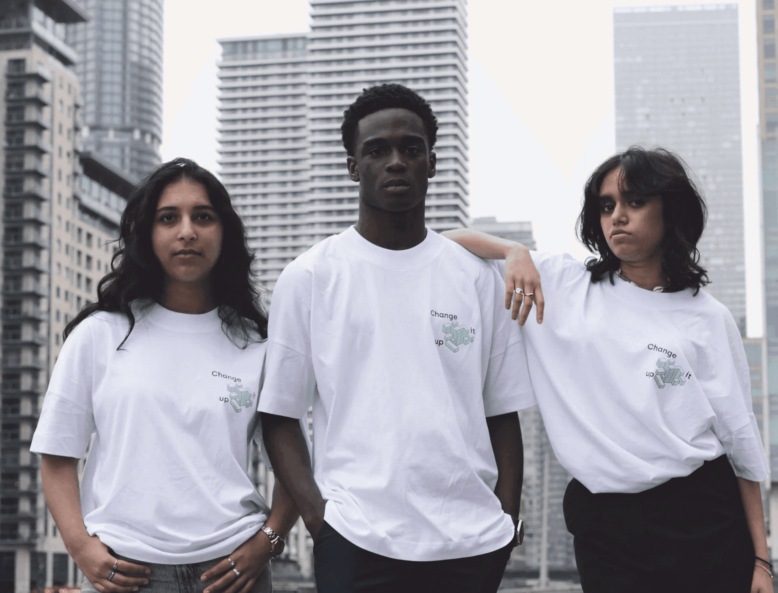 Students celebrating university acceptances and career opportunities