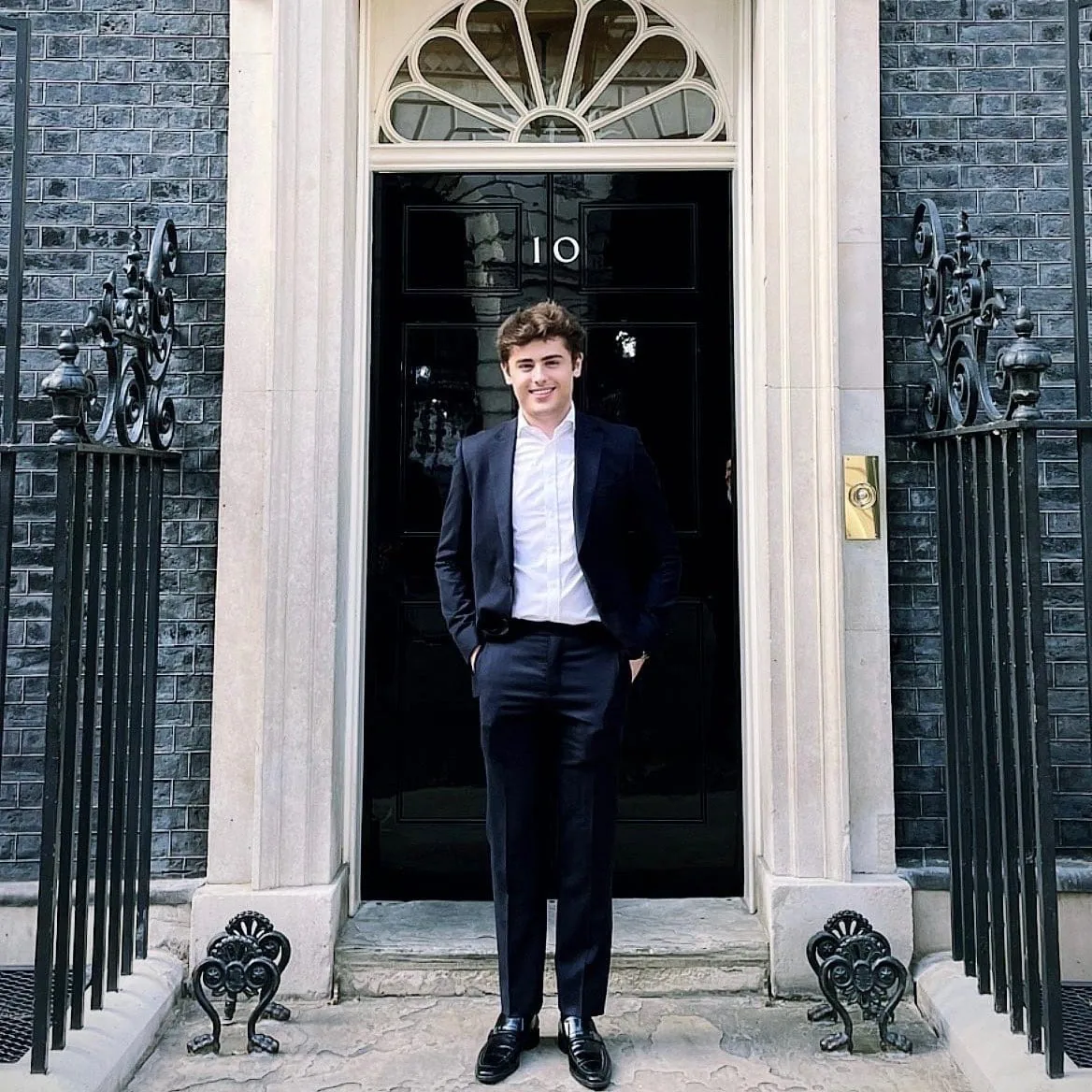 Joe outside 10 Downing Street